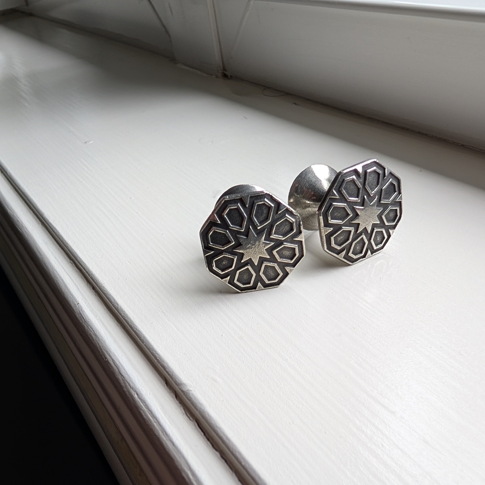 Royal Selangor Pewter Islamic Art Cufflinks